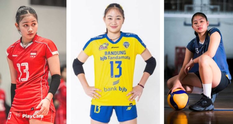 Pemain voli putri Calista Maya Ersandita yang oernah bela BAndung BJB Tandamata di Proliga.