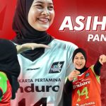 Pemain Voli Putri Asih Titi Pangestuti mantan istri Nizar Julfikar.