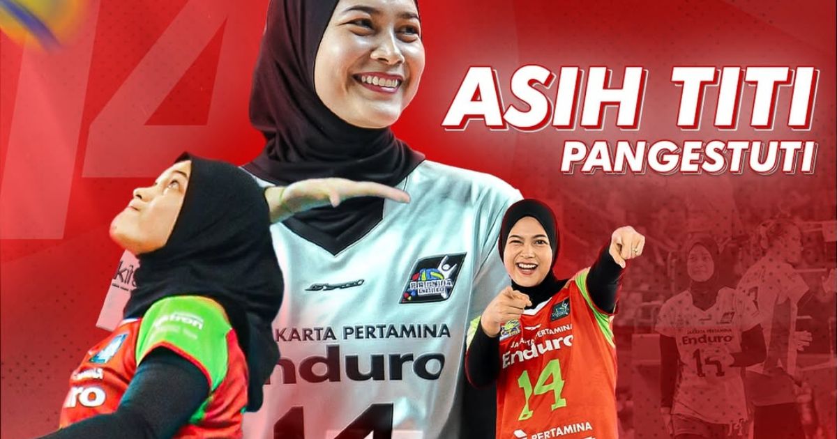 Pemain Voli Putri Asih Titi Pangestuti mantan istri Nizar Julfikar.