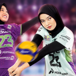 Pemain Voli Putri Karina Putri Aprina. (Instagram @jpevolley)