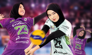 Pemain Voli Putri Karina Putri Aprina. (Instagram @jpevolley)